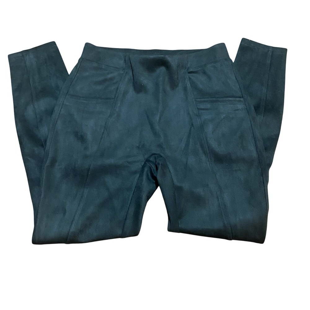 Halara NWT‎ Faux Suede Black Leggings Size Small 7/8 Length Ankle